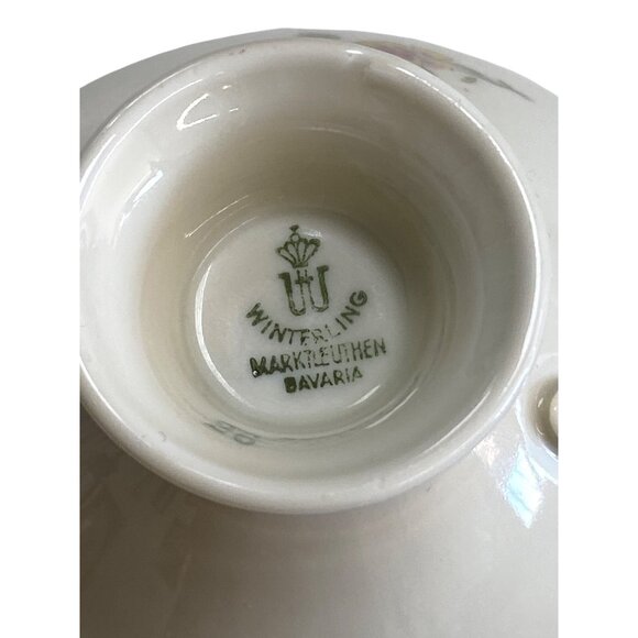 Winterling Bavaria Trio Germany Teacup Saucer Plate Set - Gold Floral - Picture 3 of 12